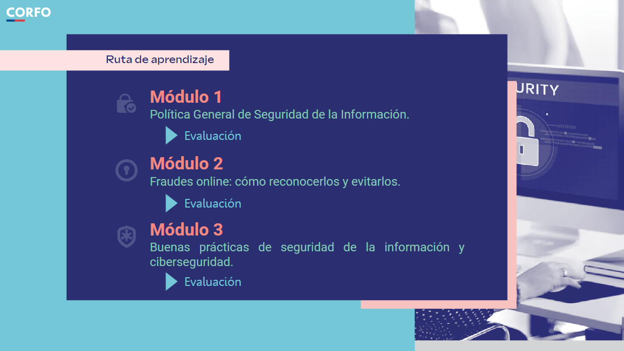 Imagen con la ruta de aprendizaje del curso